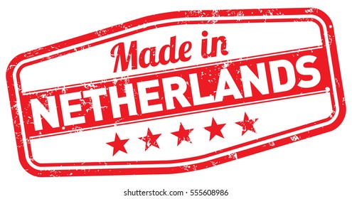Made in Netherlands stamp