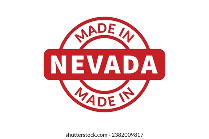 Made In Nevada Rubber Stamp