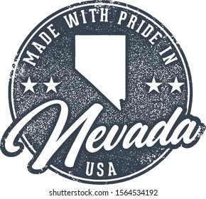 Made in Nevada State Packaging Label