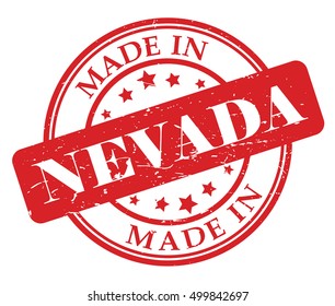Made in Nevada vector illustration on white background
