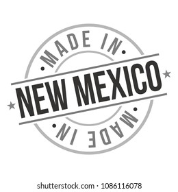 Made in New Mexico Quality Original Stamp Design Vector Art. Seal National Product badge.