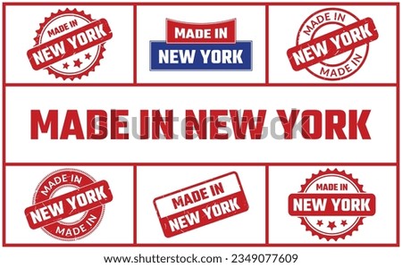 Made In New York Rubber Stamp Set