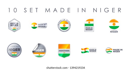 MADE IN NIGER EMBLEM BADGE