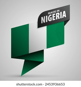 Made in Nigeria graphic and label. Element of impact for the use you want to make of it.