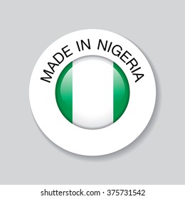 made in nigeria. template icon design