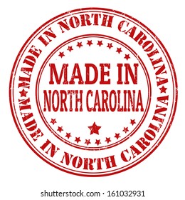 Made in  North Carolina grunge rubber stamp, vector illustration