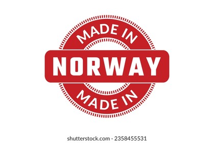 Made In Norway Rubber Stamp