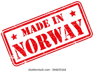 Made in Norway Rubber Stamp