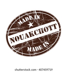 Made in Nouakchott rubber stamp