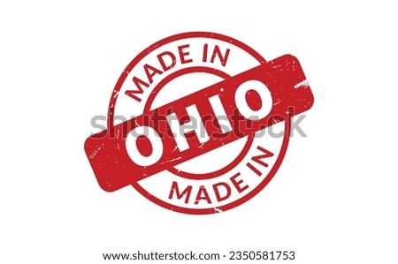 Made In Ohio Rubber Stamp
