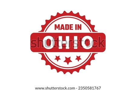 Made In Ohio Rubber Stamp
