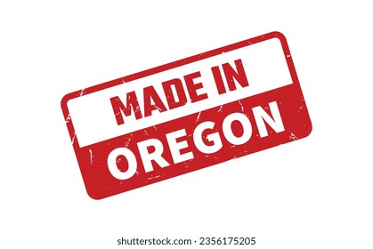 Made In Oregon Rubber Stamp