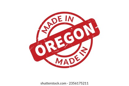 Made In Oregon Rubber Stamp