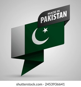 Made in Pakistan graphic and label. Element of impact for the use you want to make of it.