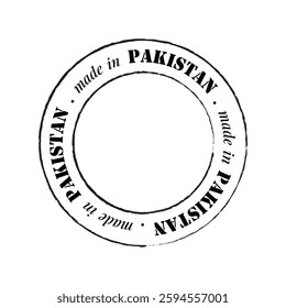 Made in Pakistan simple black stamp