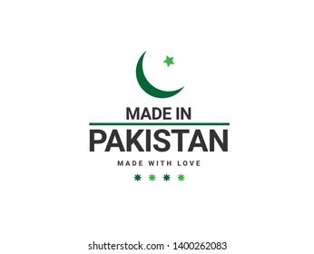 Made in Pakistan vector sign