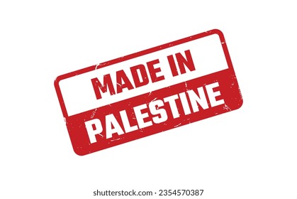 Made In Palestine Rubber Stamp