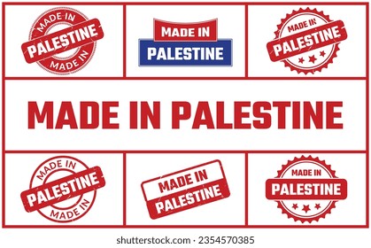 Made in Palestine Rubber Stempelset