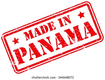 Made in Panama Rubber Stamp