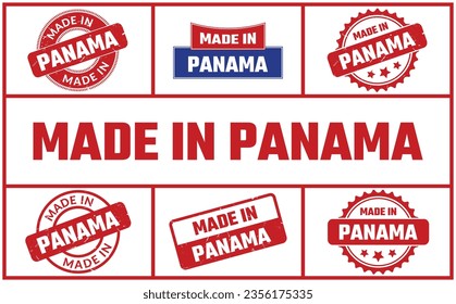 Made In Panama Rubber Stamp Set
