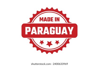Made In Paraguay Rubber Stamp