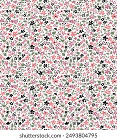 I made a pattern with a small flower,
I continue seamlessly,