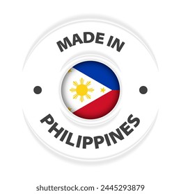 Made in Philippines graphic and label. Element of impact for the use you want to make of it.