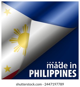 Made in Philippines graphic and label. Element of impact for the use you want to make of it.