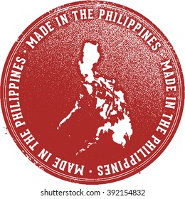 Made in the Philippines Rubber Stamp