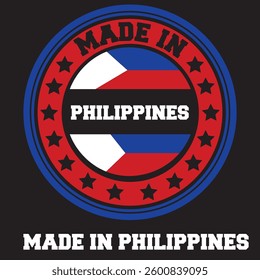 made in Philippines Stamp sign