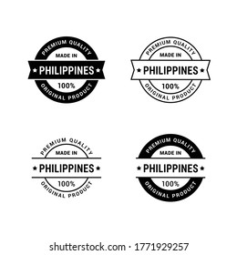 Made in Philippines vector badge.