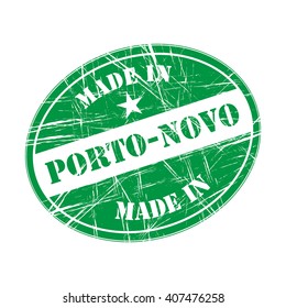 Made in Porto-Novo rubber stamp