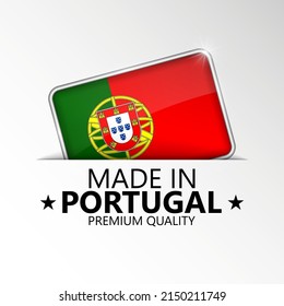 Made in Portugal graphic and label. Element of impact for the use you want to make of it.