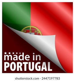 Made in Portugal graphic and label. Element of impact for the use you want to make of it.