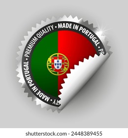 Made in Portugal graphic and label. Element of impact for the use you want to make of it.