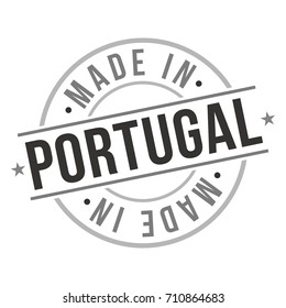 Made In Portugal Stamp Logo Icon Symbol Design. Seal Badge National Product vector.