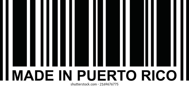 Código de barras hecho en Puerto Rico