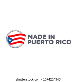 MADE IN PUERTO RICO EMBLEM BADGE