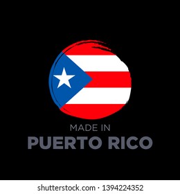 MADE IN PUERTO RICO EMBLEM BADGE