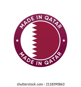 Made in Qatar , Stempel, Vektorgrafik