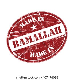 Made in Ramallah rubber stamp