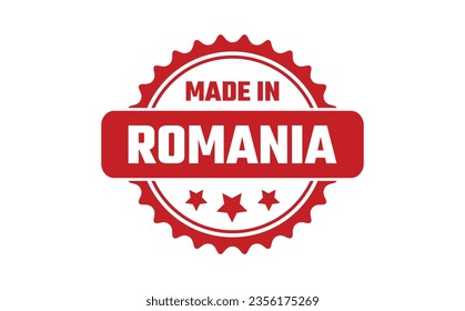 Made In Romania Rubber Stamp