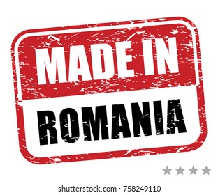 made in romania rubber stamp
