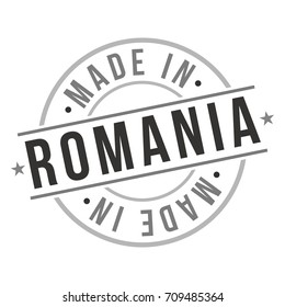 Made Romania Stamp Logo Icon Symbol Stock Vector (Royalty Free ...