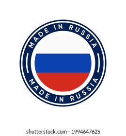 Made In Russia Symbol Vector Design 