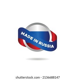 Made In Russia Vector Banner Design