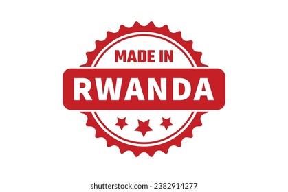 Made In Rwanda Rubber Stamp
