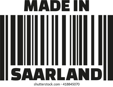 Made in Saarland barcode