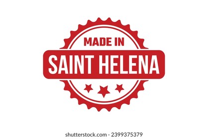 Made In Saint Helena Rubber Stamp