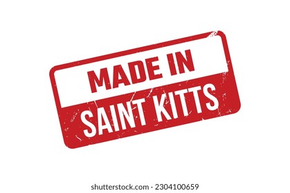 Made In Saint Kitts Rubber Stamp